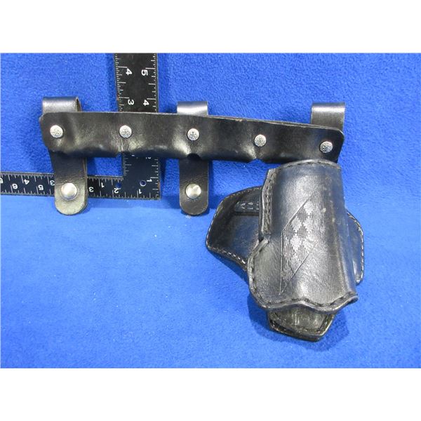 Bob Mernickles Leather Holster OFCR L & Magazine Carrier