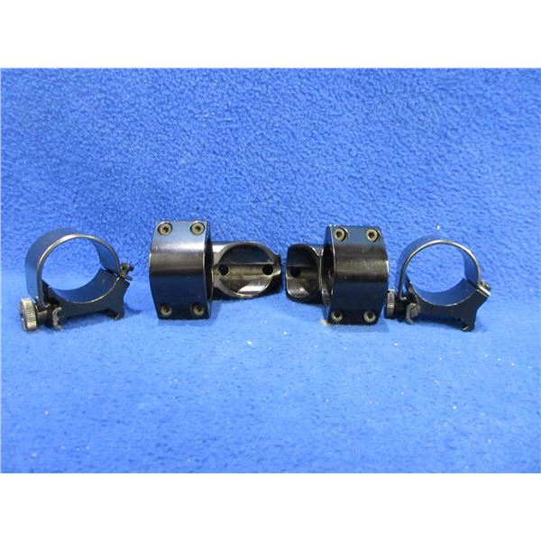 Weaver 1" Rings and Unknown 1" See-Thru Rings