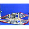 Image 1 : Vintage Wood and Rawhide Snowshoes - Approx. 51" x 11"