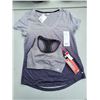 Image 1 : New Balance Sports Bra + Layera Shirt Sz Small + Medium