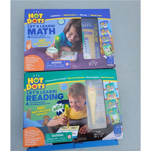 2x Hot Dots - Lets Learn Math, Lets Learn Reading