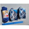 Image 1 : Swimming Lot - 2x Kayenne Water Googles; Absorbent Towel