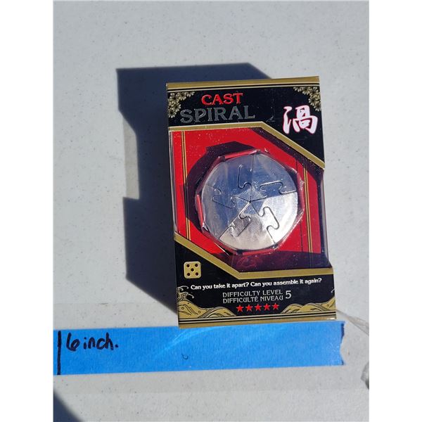Cast Spiral Level 5 Brain Teaser Game