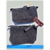 Image 2 : Lot of 2 In Pell Made in Italy Black Leather Purses
