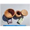 Image 1 : Lot of 2 Arte Legno Wooden Bowls