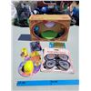 Image 1 : Childrens Lot - Dish Set, Putty, Instant Weirdo Glasses Master Lock +