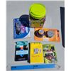 Image 1 : Creative Activity Lot - Sketch Book, Riddle Game, LED Light, Fiskars Everywhere Punch, Perler Beads