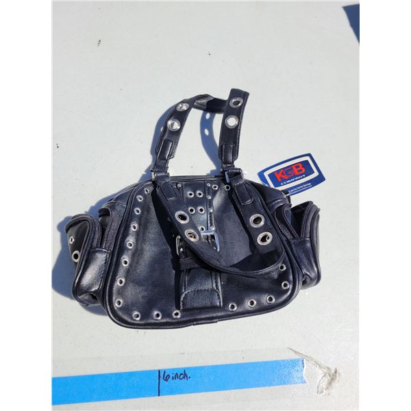 KGB Black Purse