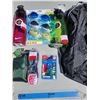 Image 3 : Swimmeres Lot - Water Googles, Lock, Water Bottles, Trespass Bag
