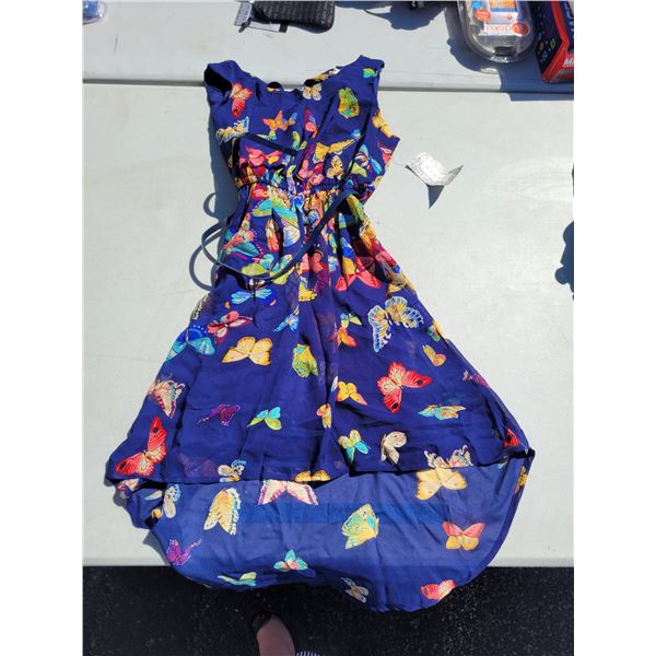 Btween Butterfly Blue Dress - Sz 12