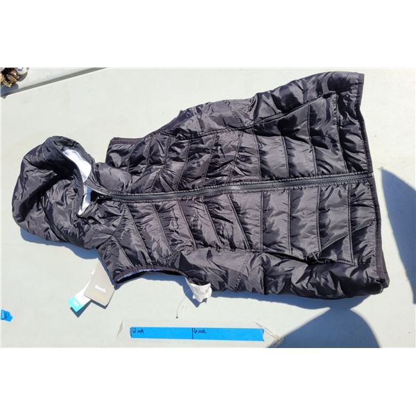 Bench Puffy Black Long Outer Vest Reversible - Sz Small