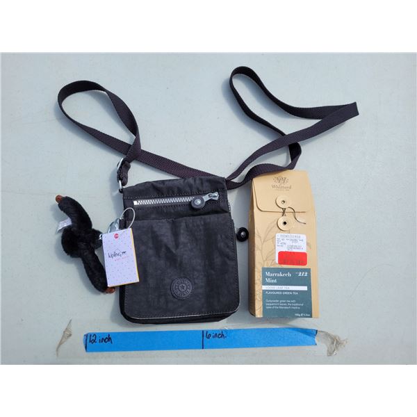 Kipling Cross Body Purse + Marrakech Mint Loose Leaf Tea
