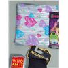 Image 3 : Misc Lot - 2x Games, Luggage Tag, Jewellery, Wooden Trinket Box +