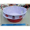Image 2 : Lot of 3 Red Nesting Toy Baskets