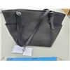 Image 1 : Large Calvin Klein Black Leather Purse