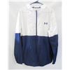 Image 1 : MENS LARGE WHITE/BLUE UNDERARMOUR SPRING JACKET