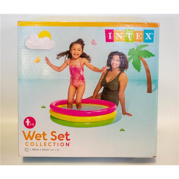 NEW INTEX WET SET COLLECTION KIDS POOL