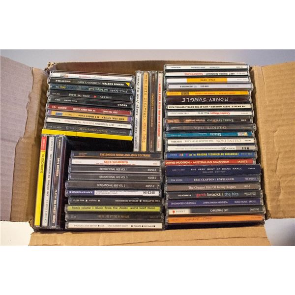 BOX MIXED MUSIC CDS