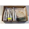 Image 1 : HOME DECOR - HEAVY SILVER VASES, LIQUEUR GLASS