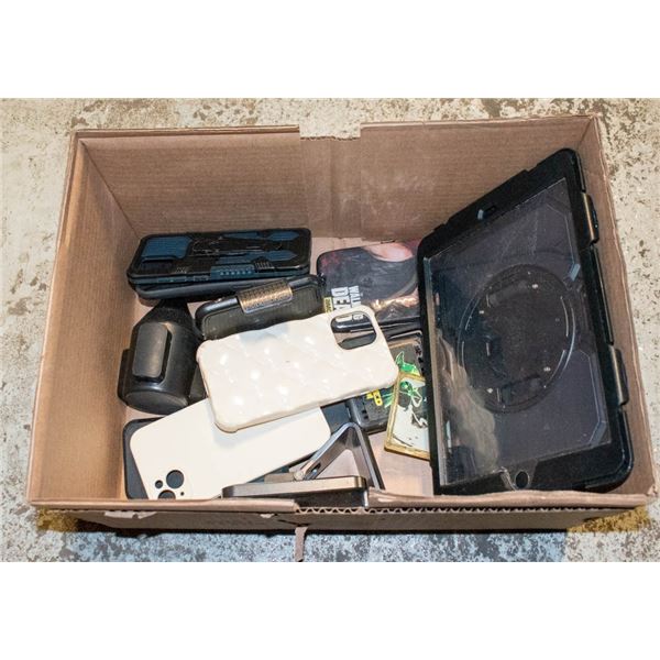 LOT OF CELL PHONE CASES AND HOLDERS