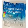 Image 1 : 2 PCS 30FT WHITE COAXIAL CABLE WITH WEATHERPROOF