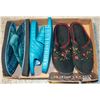 Image 1 : 3 PAIR NEW SLIPPERS SIZE 8 (LG)