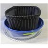 Image 1 : 2 SERVING DISHES PLUS PLACEMATS  BASKETS