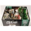 Image 1 : 4 MEDICINE HAT SODA BOTTLES 2 SHAMROCK 6 1/2OZ. &