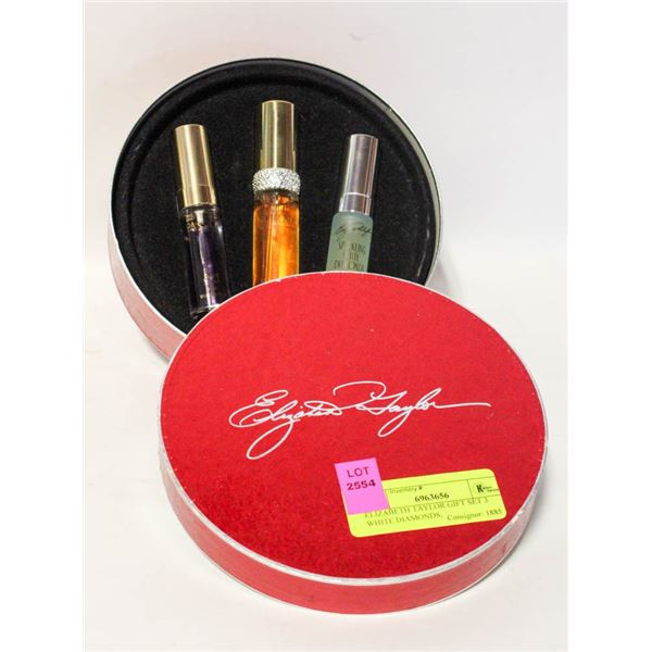 ELIZABETH TAYLOR FRAGRANCE GIFT SET 3 WHITE