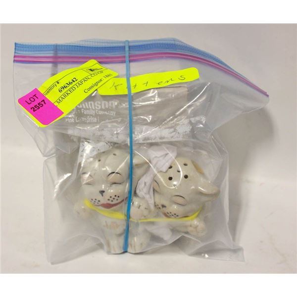 S&P SHAKERS; KITTENS, MARKED JAPAN, CO-OP