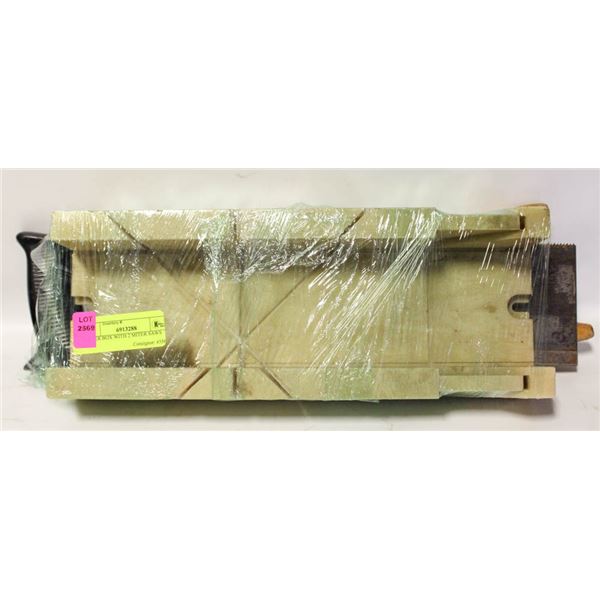 MITER BOX WITH 2 MITER SAWS
