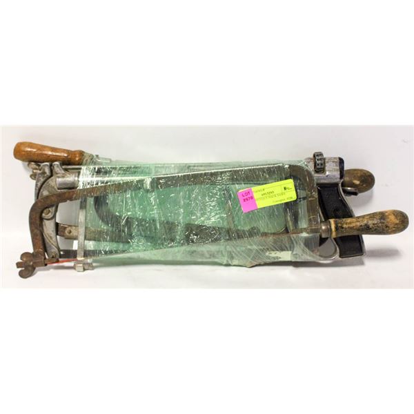LOT OF ANTIQUE HACK SAWS