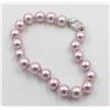 Image 1 : #126-SEA SHELL PEARL BRACELET 8MM/7.5"