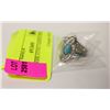 Image 1 : FAUX TURQUOISE STONE FASHION RING