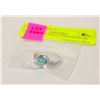 Image 1 : FAUX TURQUOISE BEAD WIRE RING