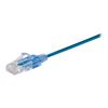 Image 1 : NEW 1FT MONOPRICE SLIMRUN ETHERNET PATCH CABLE