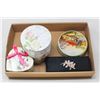 Image 1 : LOT OF DECORATIVE TINS AND BOXES