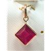 Image 1 : BZ2286-27D 10K RUBY 1.7CT PENDANT