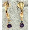 Image 1 : BZ2286-40D 18K LAB BLUE DIAMOND 1.61CT EARRINGS