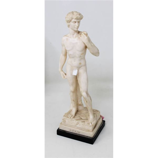 STATUE OF DAVID 10 INCH TALL - NO CHIPS