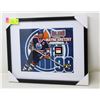 Image 1 : FRAMED OILERS' WAYNE GRETZKY AUTHETNIC GAME USED