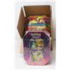 Image 1 : LOT OF 3 SEALED POKEMON GX TINS 4 PACKS PER TIN