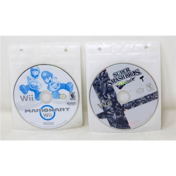 WII GAMES: SUPER SMASH BROS BRAWL AND