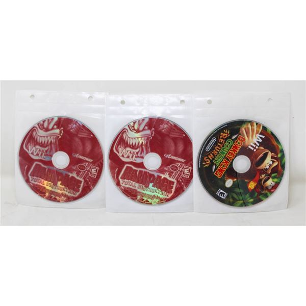 WII GAMES: DONKEY KONG COUNTRY AND