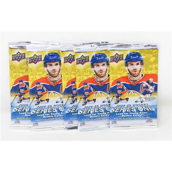 5 2024-25 UPPER DECK PACKS