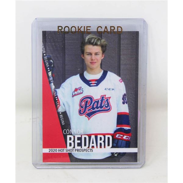 CONNOR BEDARD PRE ROOKIE HOCKEY CARD