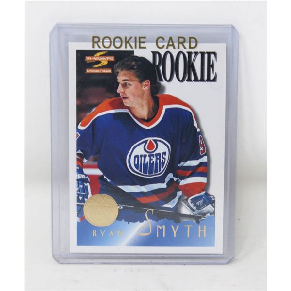 OILERS' RYAN SMYTH ROOKIE CARD