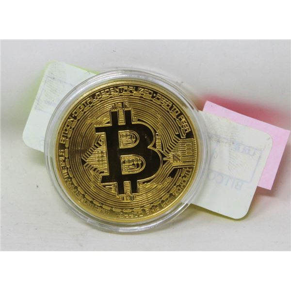 BITCOIN COIN WITH CASE