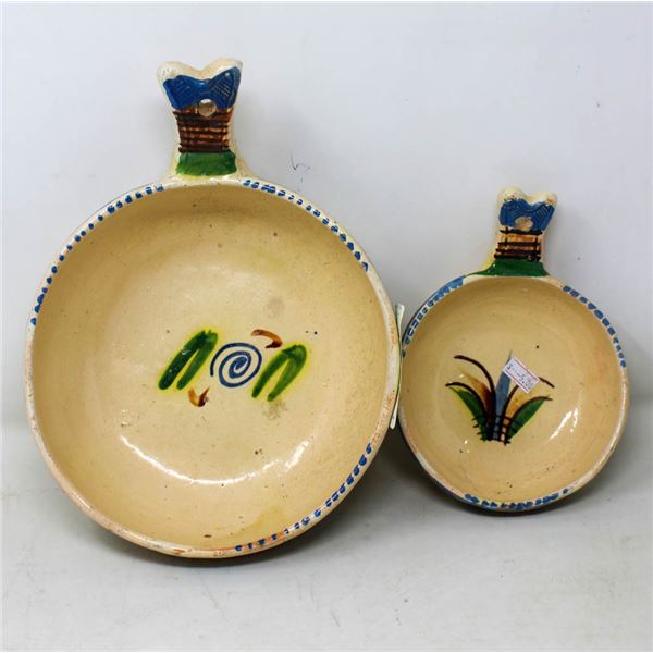 VINTAGE TLAQUEPAQUE HAND PAINTED POTTERY