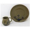 Image 1 : MID CENTURY CERAMIC CREAMER AND PLATE